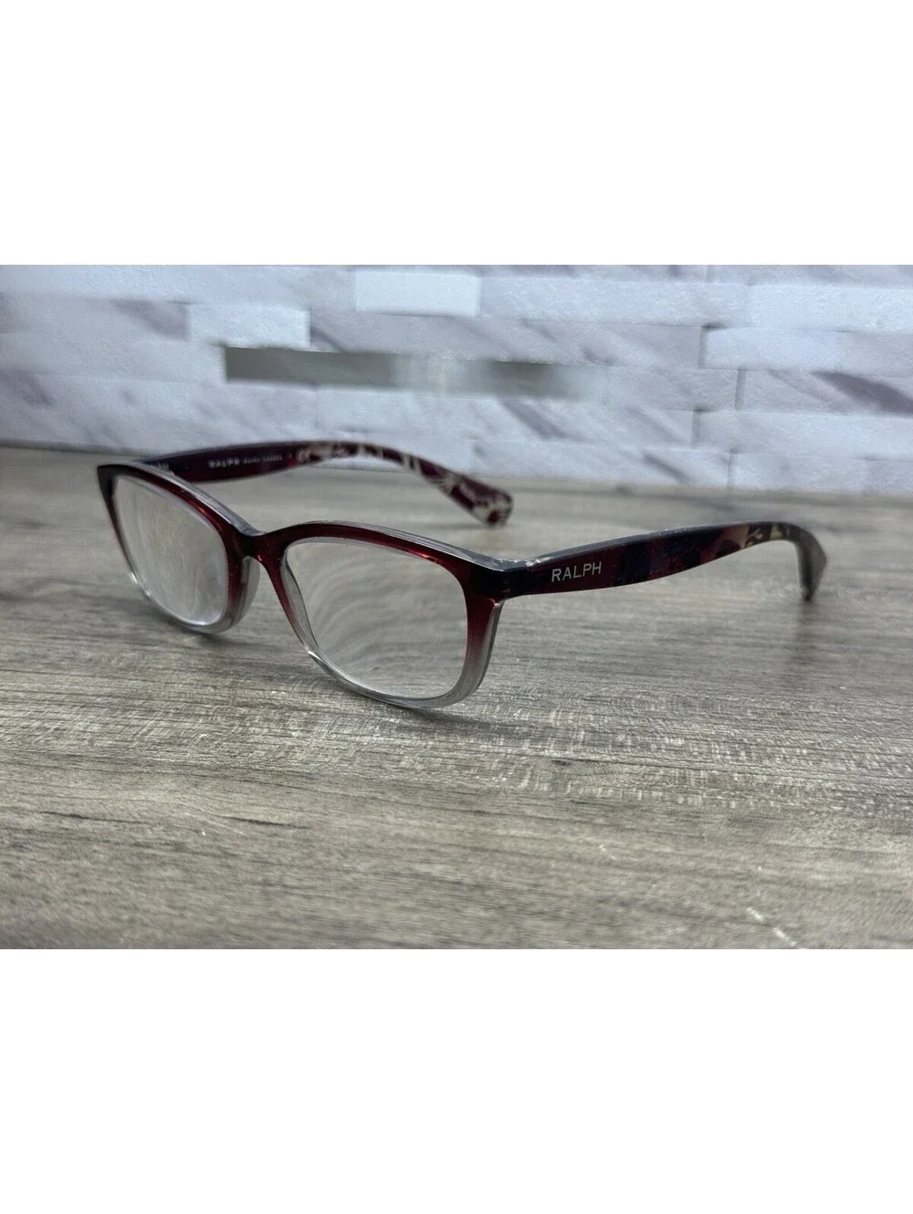 Ralph Lauren RA7072 1510 Bordeaux Gradient Crystal Eyeglasses Frames 51[]18-140
